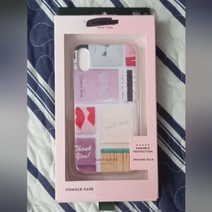NIB- kate spade Multicolor IPhone XS/X Case